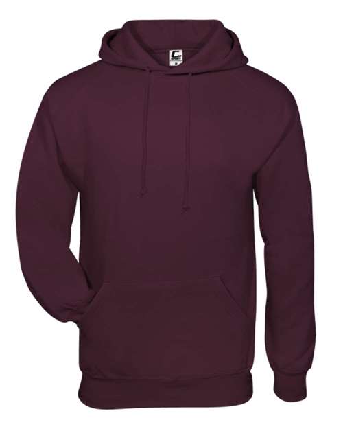 Men's Hooded Sweatshirt - Maroon Front