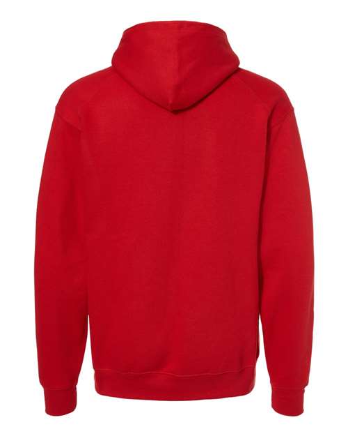 Men's Hooded Sweatshirt - Red Back