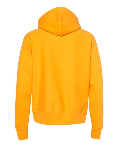 Unisex Reverse Weave® Hooded Sweatshirt - C Gold Back