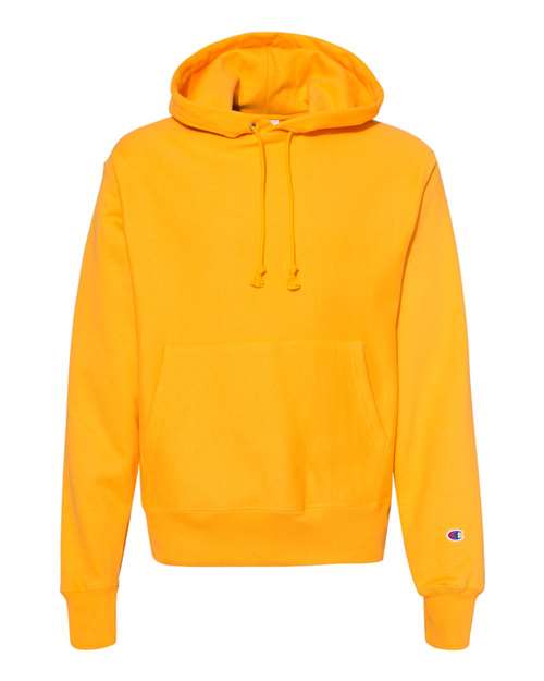 Unisex Reverse Weave® Hooded Sweatshirt - C Gold Front