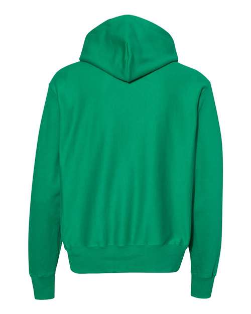 Unisex Reverse Weave® Hooded Sweatshirt - Kelly Green Back