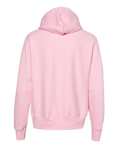 Unisex Reverse Weave® Hooded Sweatshirt - Pink Candy Back