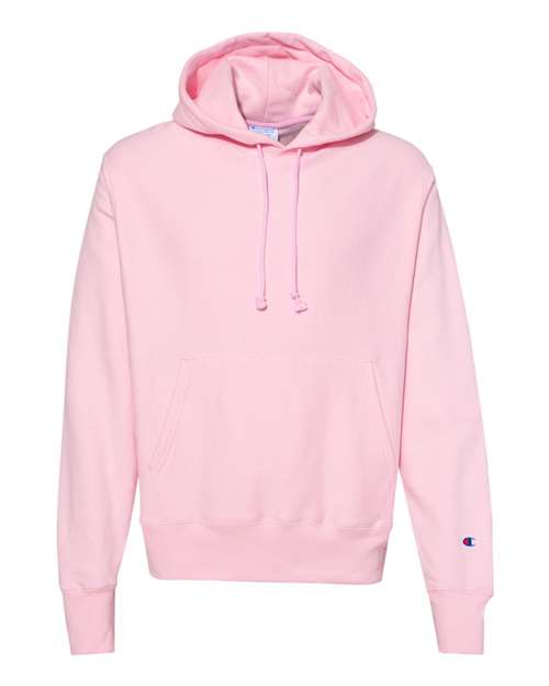 Unisex Reverse Weave® Hooded Sweatshirt - Pink Candy Front
