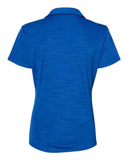 Women's Mélange Polo - Collegiate Royal Melange Back