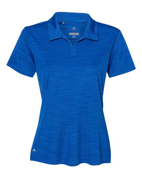 Women's Mélange Polo - Collegiate Royal Melange Front