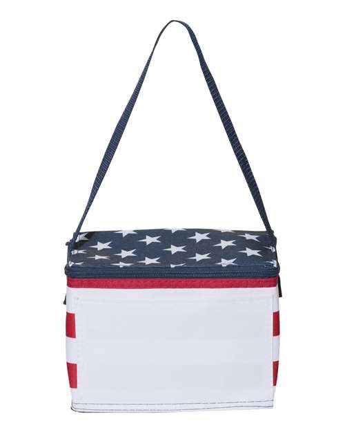 Americana Cooler - Red/ White/ Blue Front