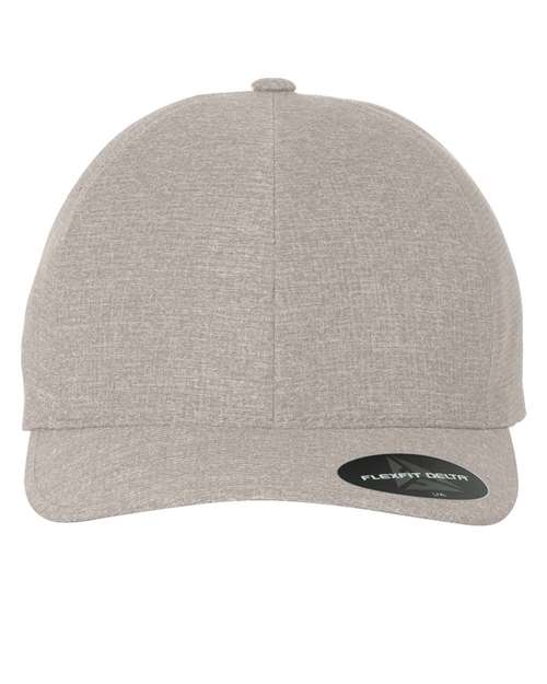 Delta® Seamless Cap - Melange Silver Front