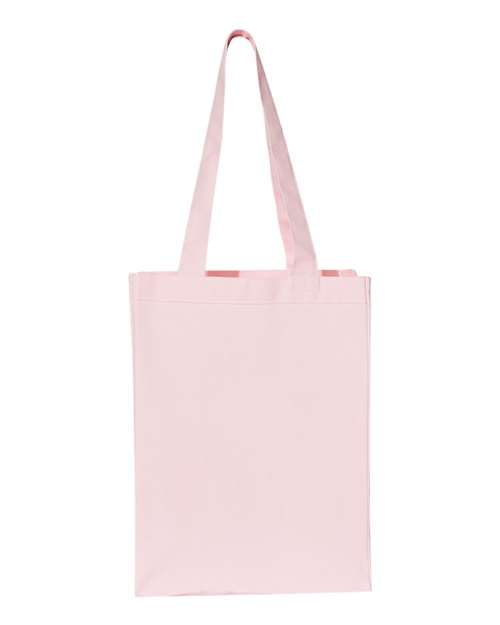 12L Gussetted Shopping Bag - Light Pink Front