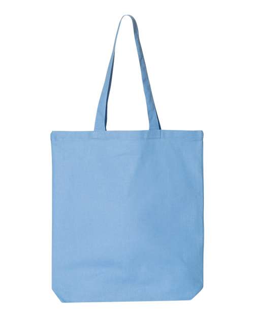 12L Economical Tote - Carolina Blue Back