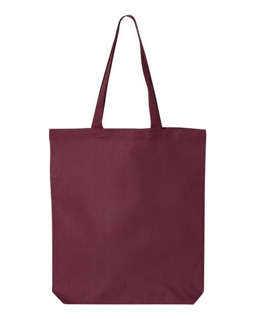 12L Economical Tote - Maroon Back