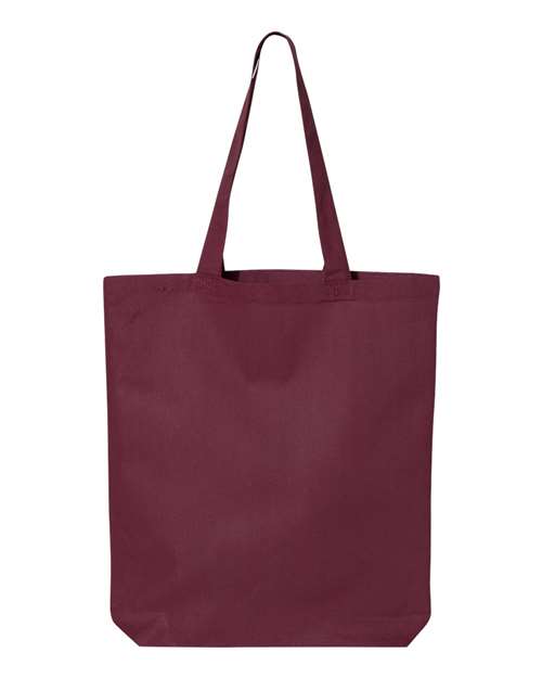 12L Economical Tote - Maroon Front