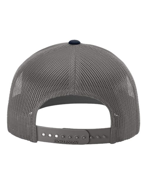 Snapback Trucker Cap - Navy/ Charcoal Back