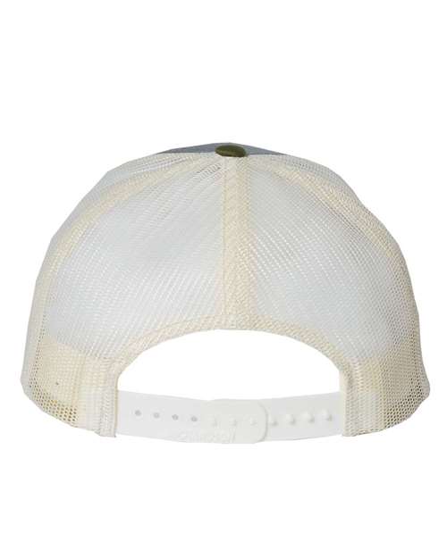 Low Pro Trucker Cap - Heather Grey/ Birch/ Army Back