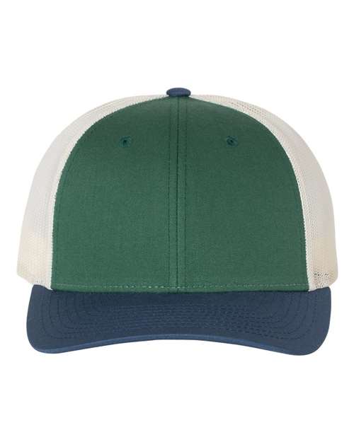 Low Pro Trucker Cap - Spruce/ Birch/ Light Navy Front