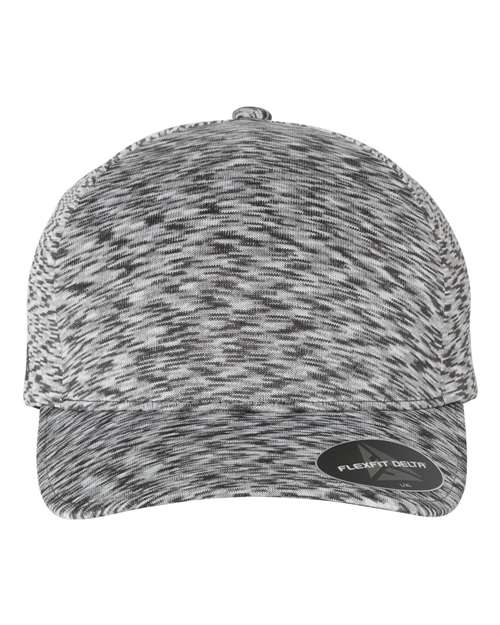 Delta® Seamless Unipanel Cap - Mélange Silver Front