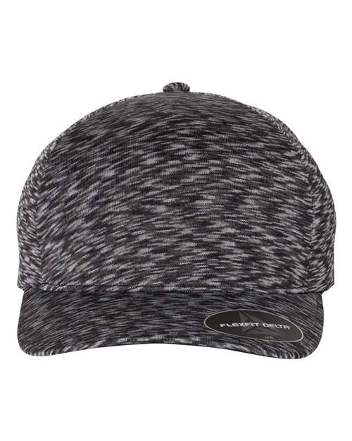 Delta® Seamless Unipanel Cap - Mélange Black Front