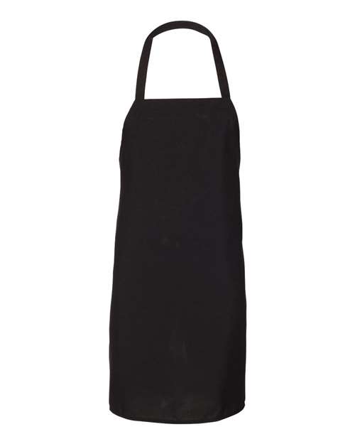 Bib Apron - Black Front