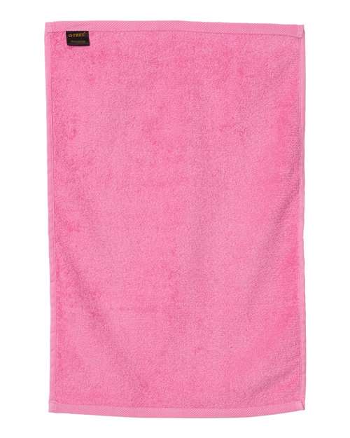 Hemmed Hand Towel - Azalea Back