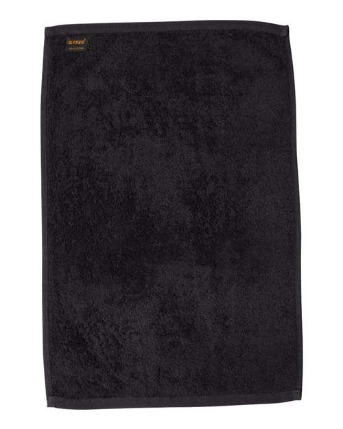 Hemmed Hand Towel - Black Back