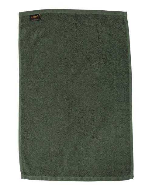 Hemmed Hand Towel - Forest Back