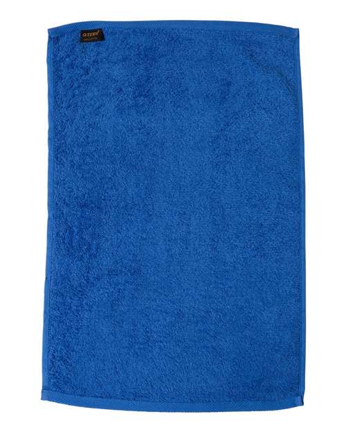 Hemmed Hand Towel - Royal Back