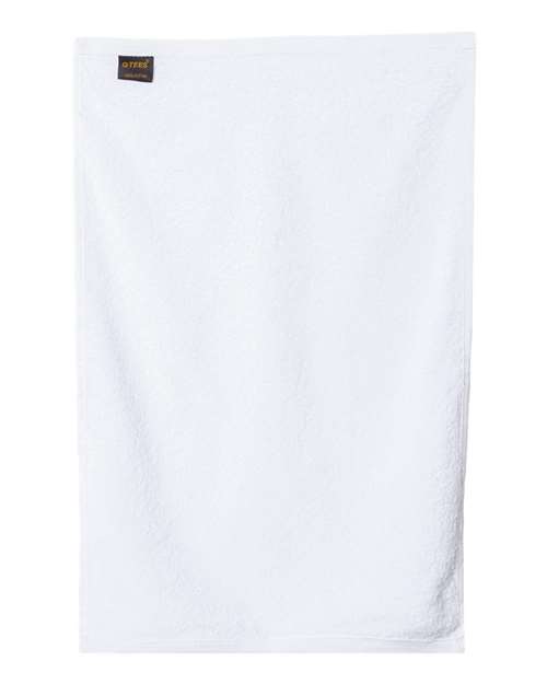 Hemmed Hand Towel - White Back