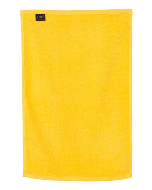 Hemmed Hand Towel - Yellow Back