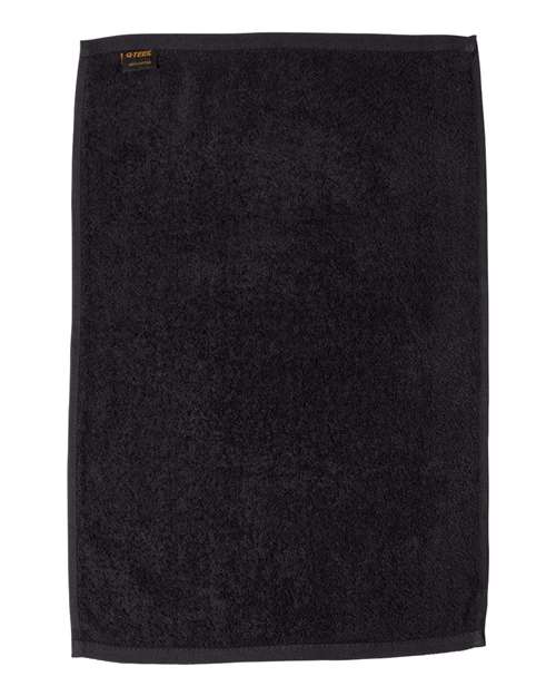 Deluxe Hemmed Hand Towel - Black Back