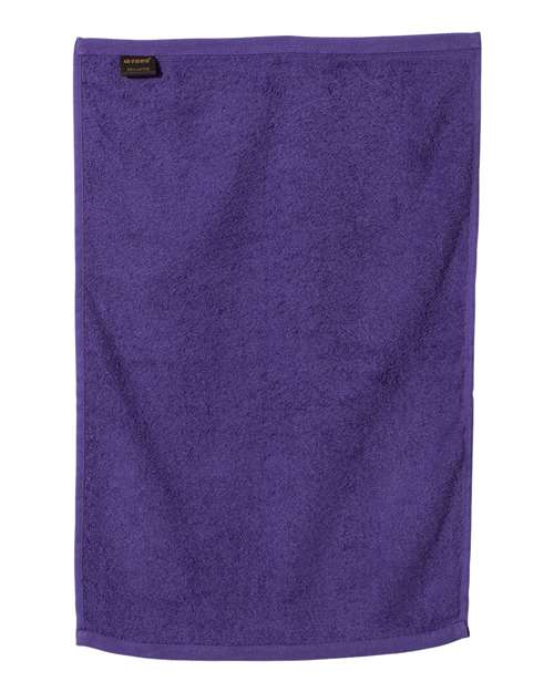 Deluxe Hemmed Hand Towel - Purple Back