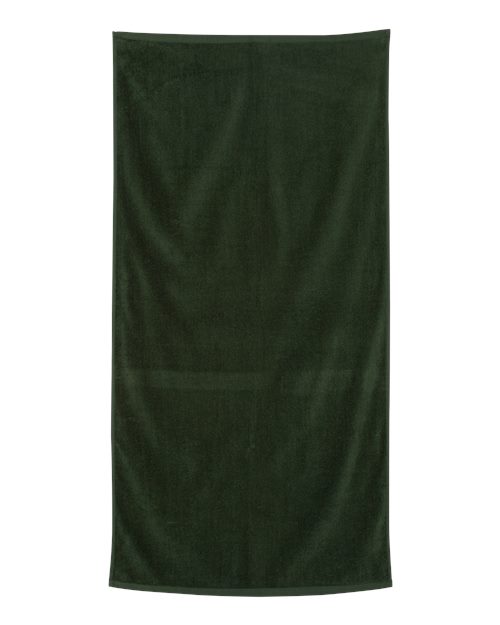 Velour Beach Towel - Forest Front