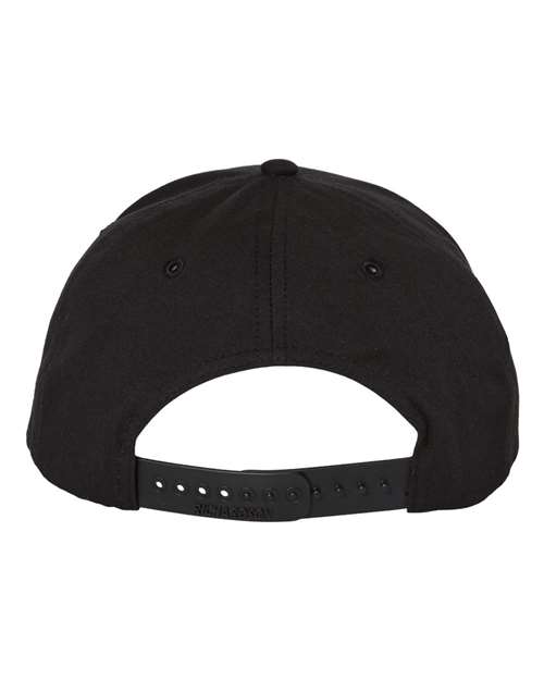 Pro Twill Snapback Cap - Black Back