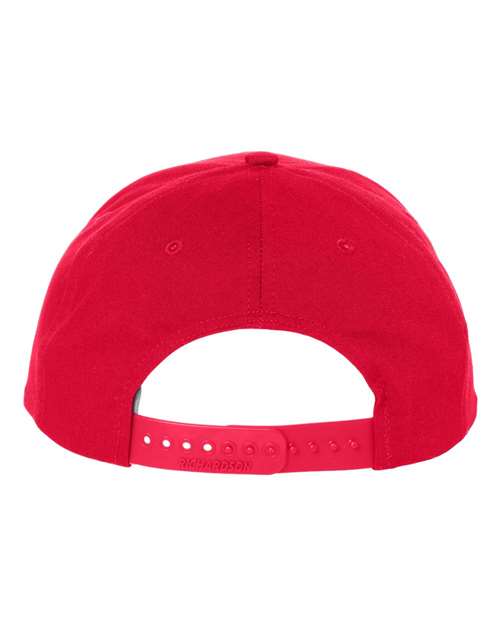 Pro Twill Snapback Cap - Red Back