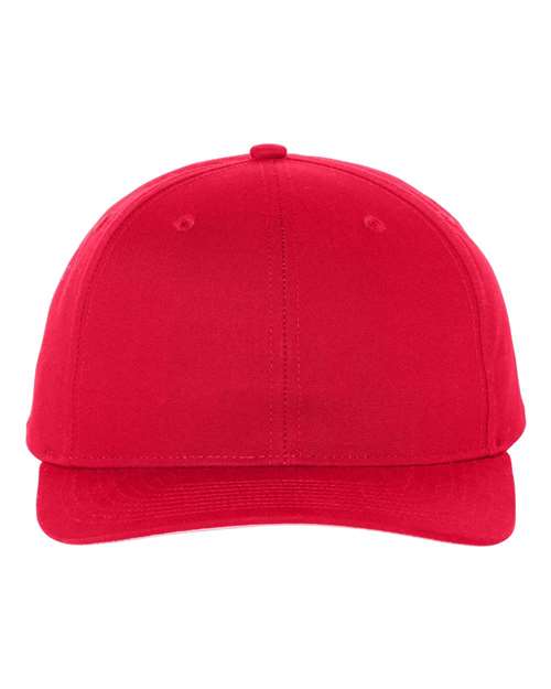 Pro Twill Snapback Cap - Red Front