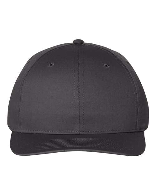 Pro Twill Snapback Cap - Charcoal Front