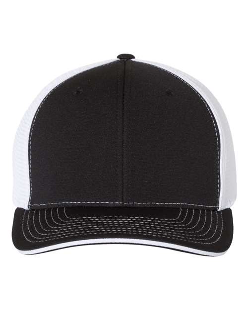 Pulse Sportmesh R-Flex Cap - Black/ White Split Front