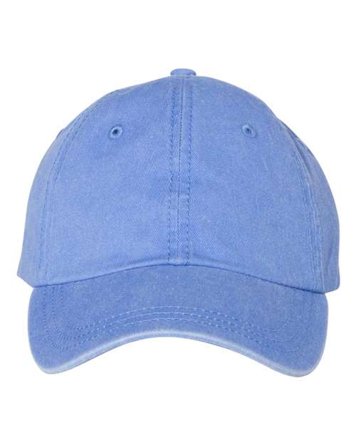 Pigment-Dyed Cap - Periwinkle Front