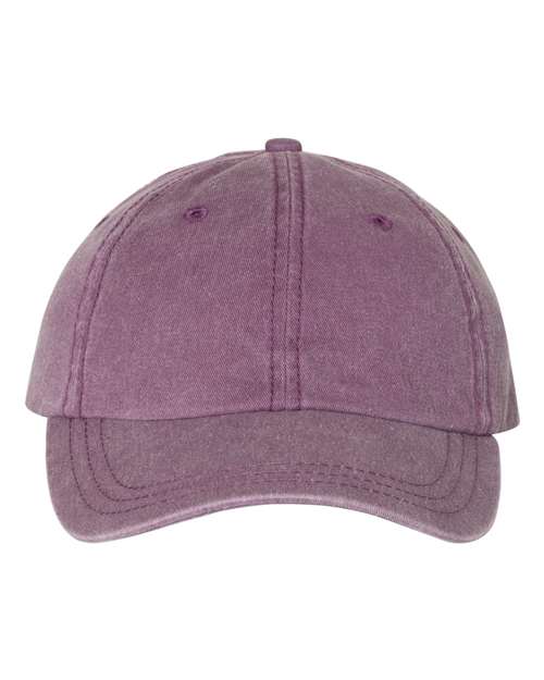 Pigment-Dyed Cap - Wine Front