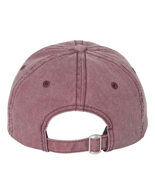 Pigment-Dyed Cap - Maroon Back