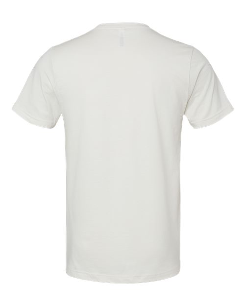 Unisex Jersey V-Neck Tee - Vintage White Back