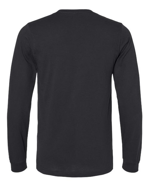 Unisex Jersey Long Sleeve Tee - Vintage Black Back