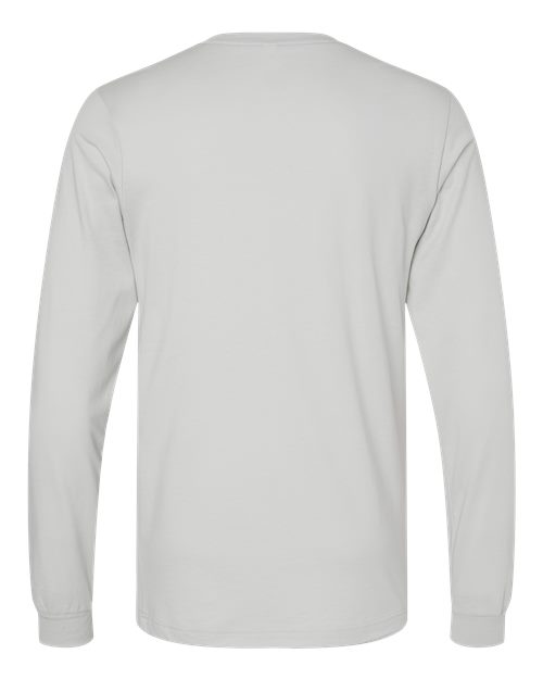 Unisex Jersey Long Sleeve Tee - Silver Back