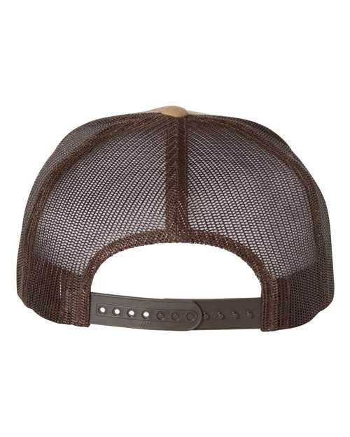Classic Five-Panel Trucker Cap - Multicam Arid/ Brown Back