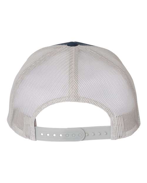 Retro Trucker Cap - Navy/ Silver Back