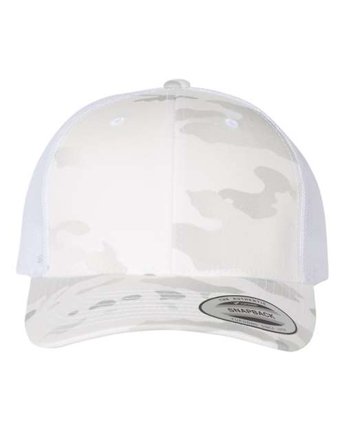 Retro Trucker Cap - Multicam Alpine/ White Front