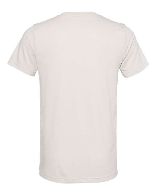Unisex Triblend V-Neck Tee - Cement Triblend Back