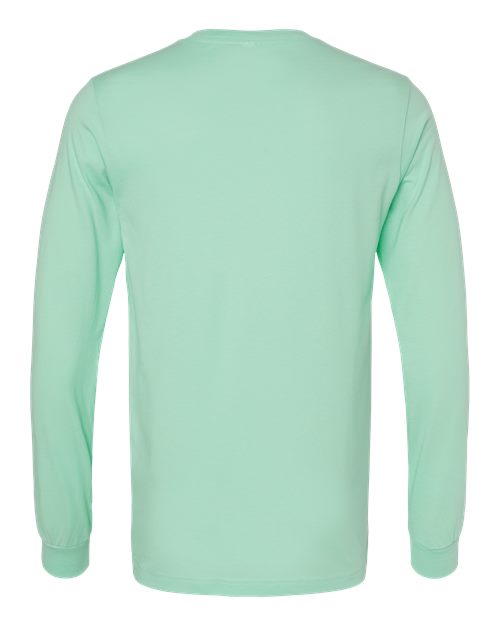 Unisex Jersey Long Sleeve Tee - Mint Back
