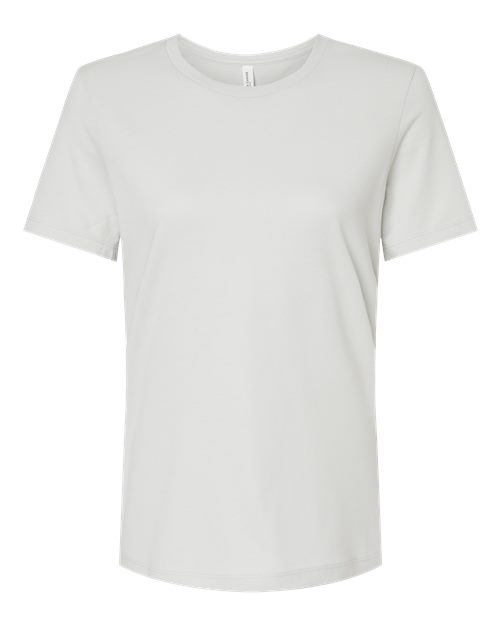 Women’s Relaxed Jersey Tee - Silver Front