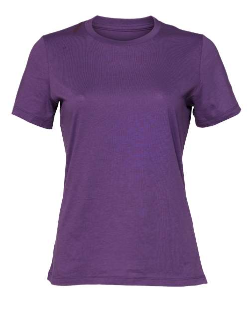 Women’s Relaxed Jersey Tee - Royal Purple Front
