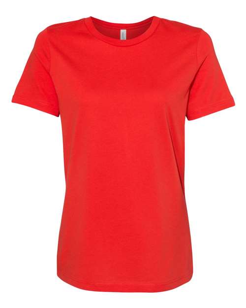 Women’s Relaxed Jersey Tee - Poppy Front