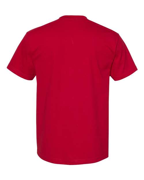 Unisex Heavyweight Cotton Tee - Cardinal Back